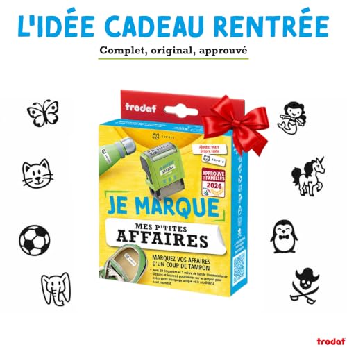 Thumbnail 11 de Trodat Je marque mes p'tites affaires – Kit tampon à personnaliser soi-même