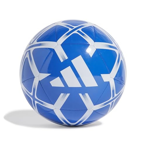 Detalle de adidas Starlancer Club Ball Recreation Ball (Unisex, 5) - Azul/Blanco