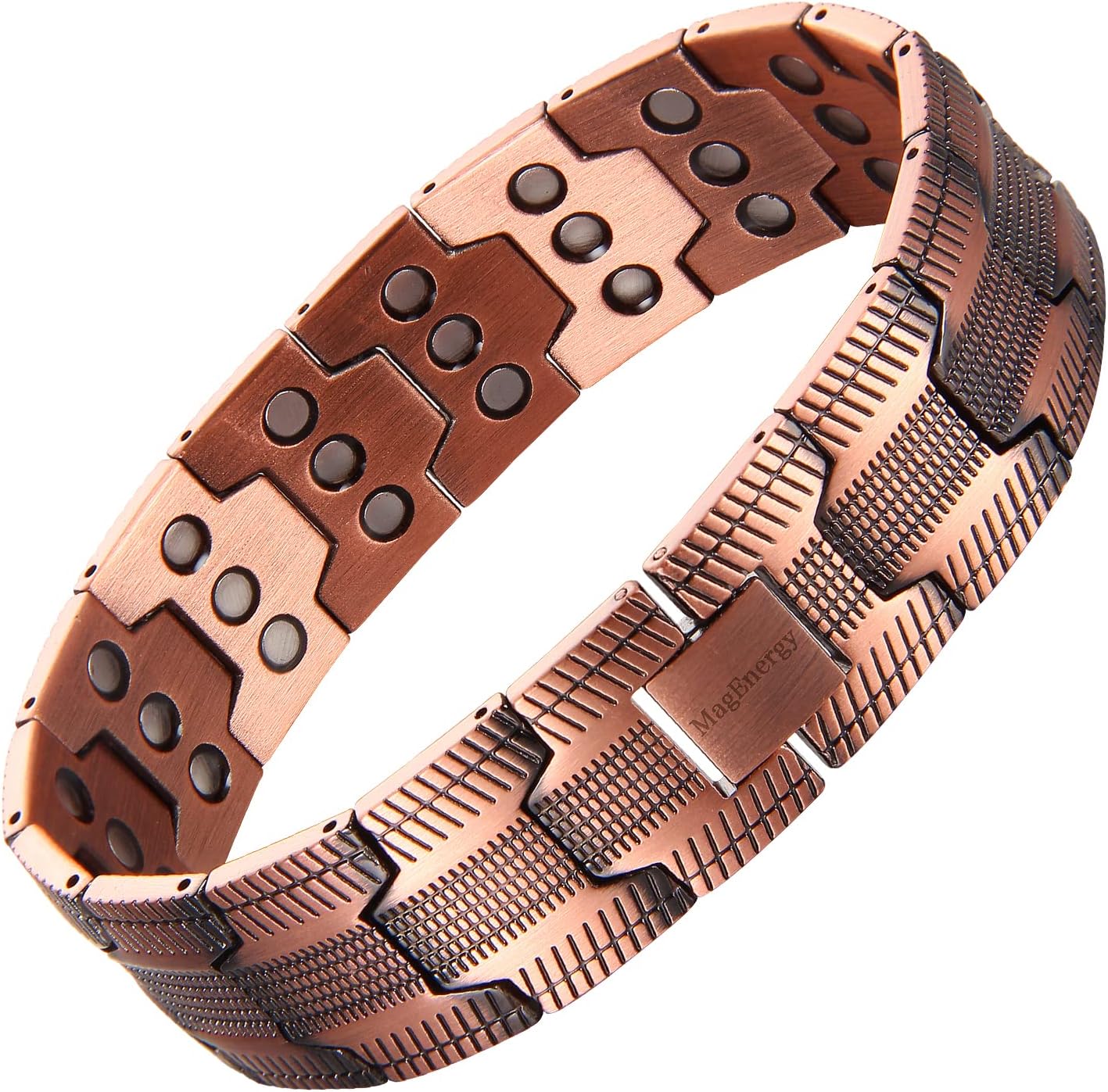 Imagen de MagEnergy 99.9% Copper Magnetic Bracelet for Men en OfertitasTOP
