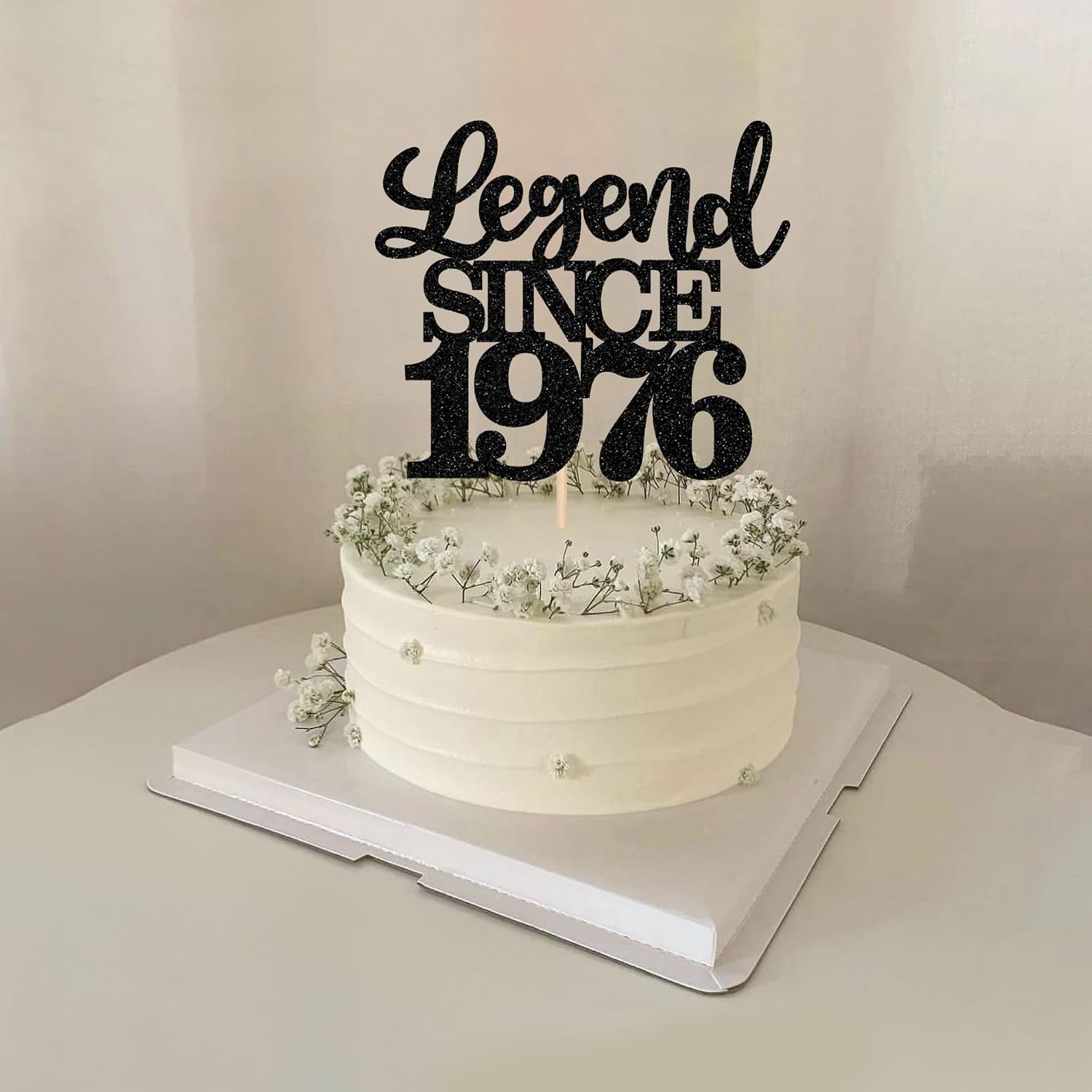 Thumbnail 6 de SYKYCTCY 1 Pack Legend Since 1976 Cake Topper