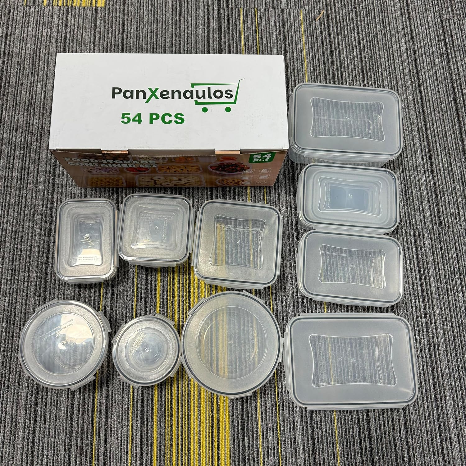 Thumbnail 6 de Panxenaulos 54-Piece Airtight Food Storage Set 51 oz