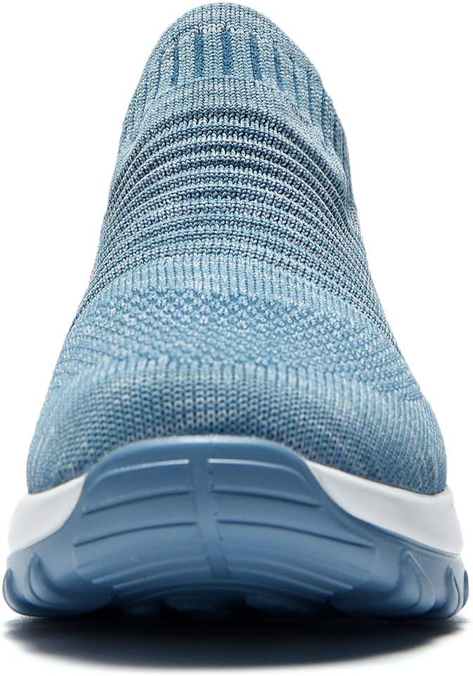 Thumbnail 3 de Slow Man Women’s Walking Shoes Sock Sneakers (Mesh Slip-On Air Cushion) Platform Loafers