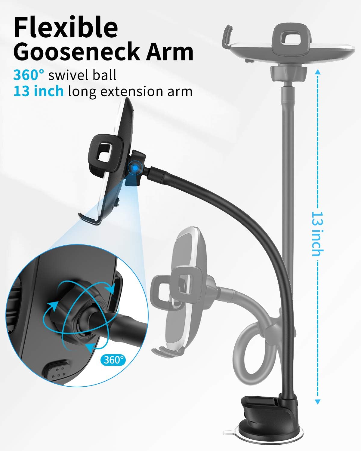 Thumbnail 4 de APPS2Car phone holder for windscreen 13 inch