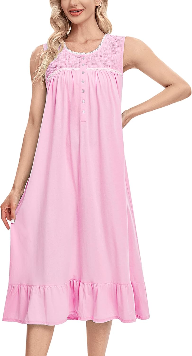 Detalle de IZZY TOBY Cotton Nightgown