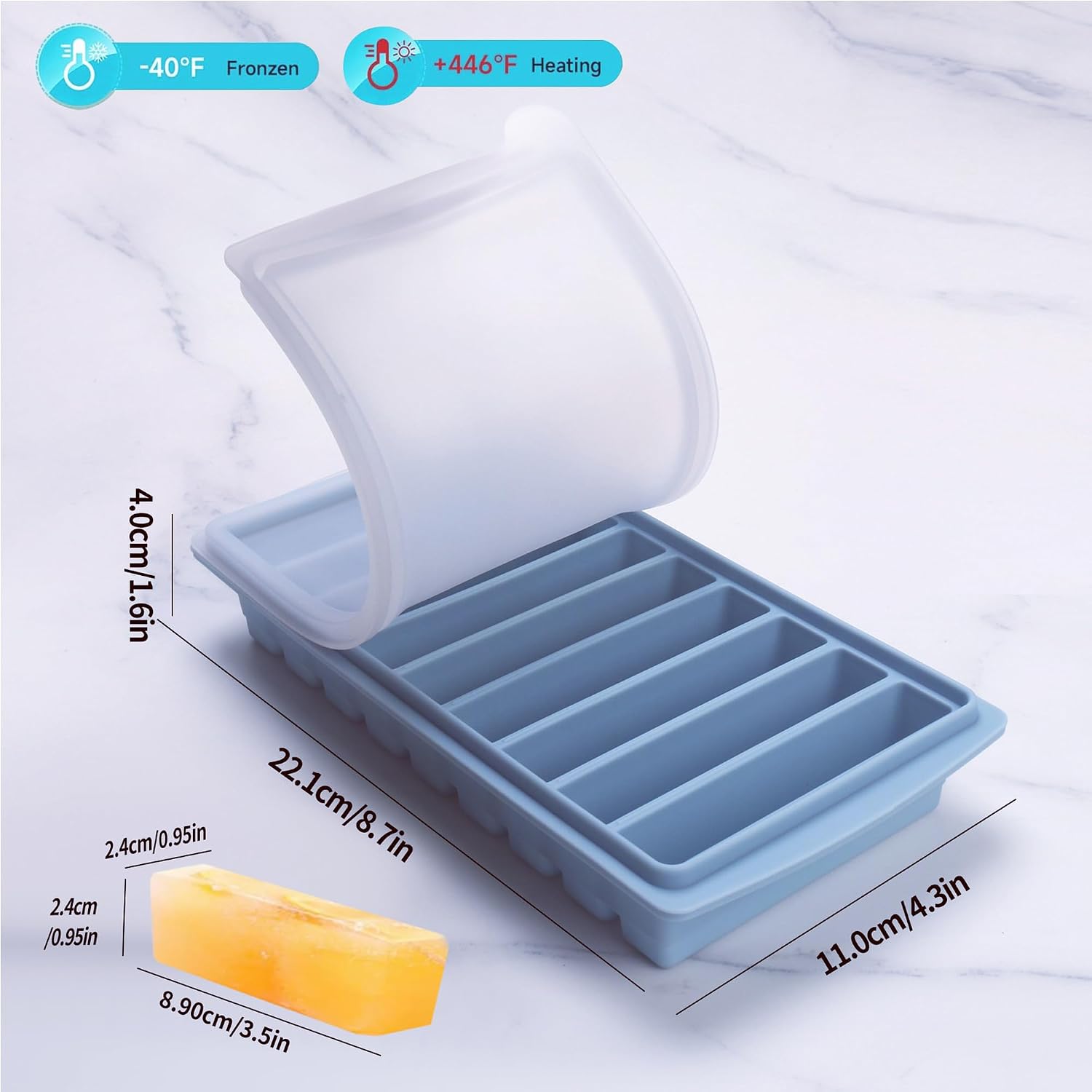 Thumbnail 1 de Silicone Freezer Trays, 50 mL
