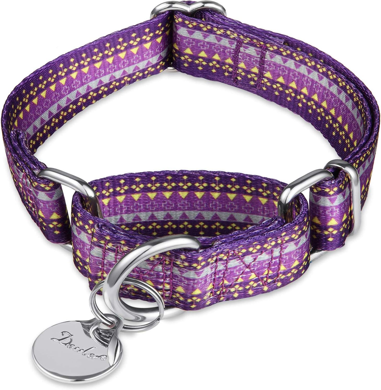 Thumbnail 4 de Dazzber Martingale Collars for Dogs – Soft Adjustable Dog Collar with Durable D-ring