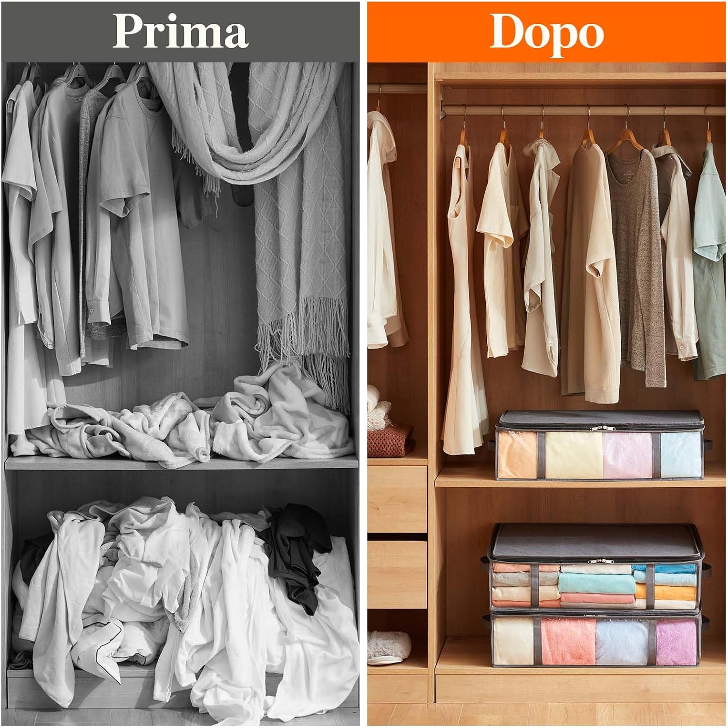Thumbnail 6 de Lifewit organizer sotto letto 40 L 3 pezzi