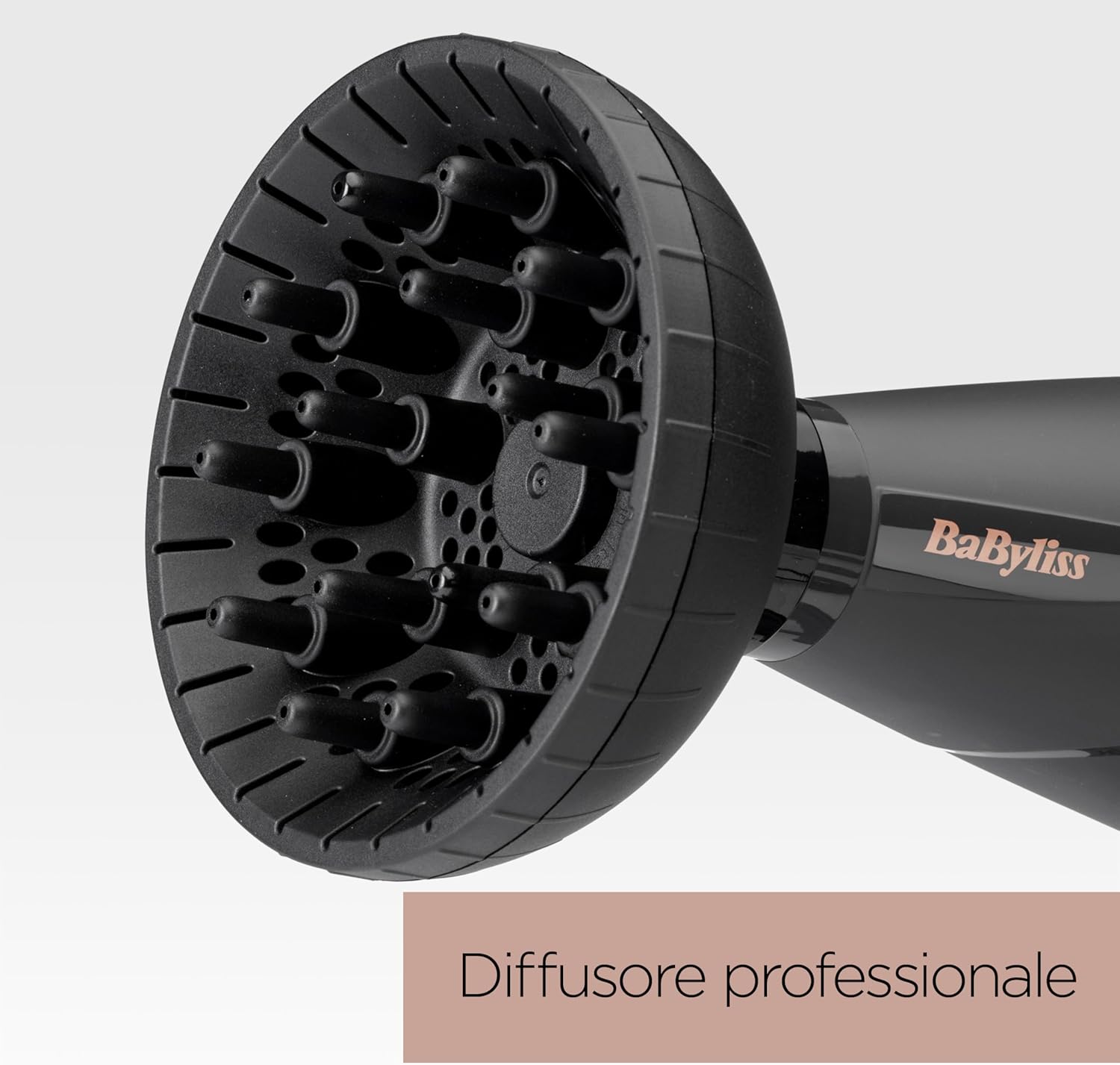 Detalle de BaByliss Asciugacapelli Smooth Pro MADE IN ITALY: potenza professionale, anti-crespo e stile per casa
