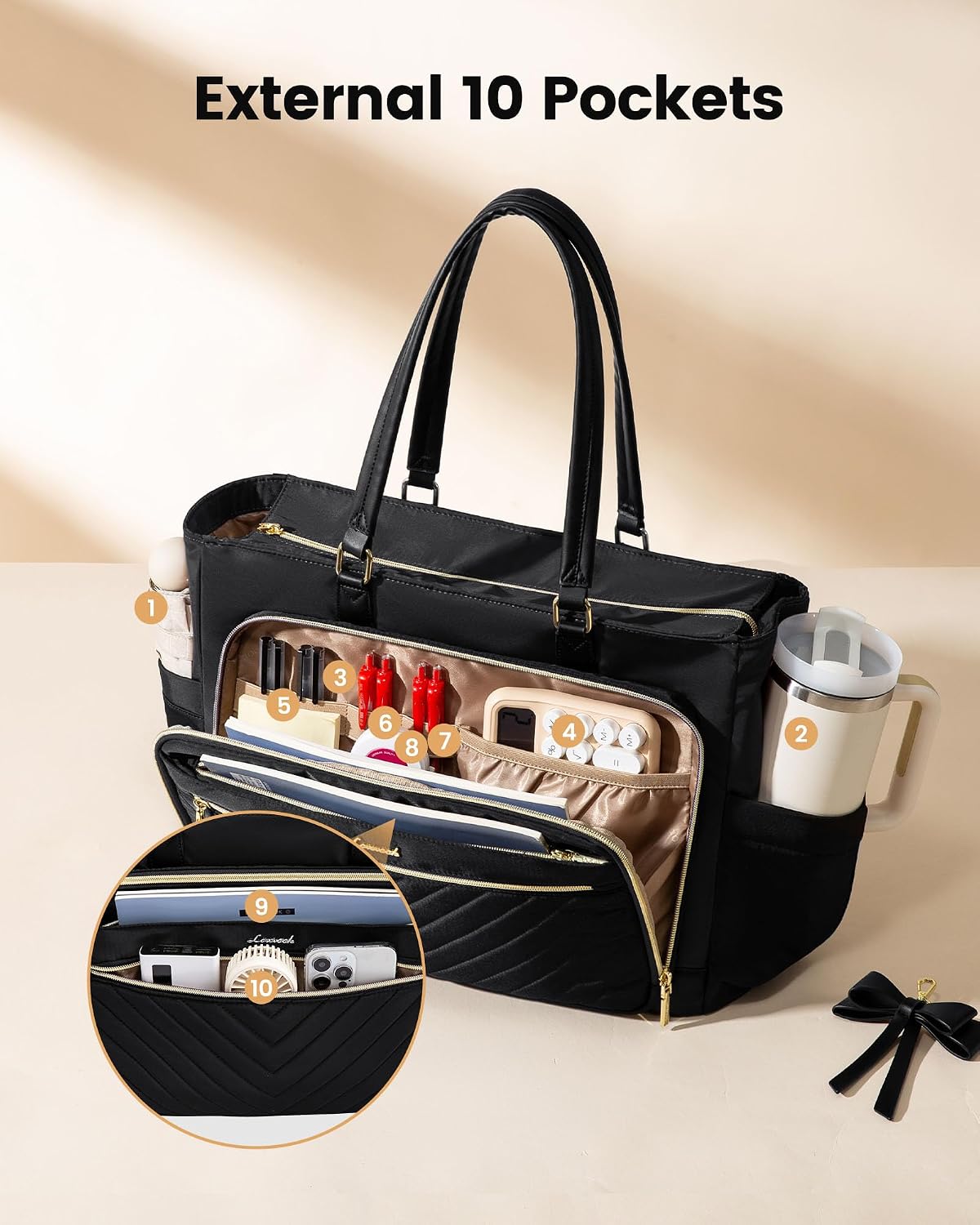 Detalle 2 de LOVEVOOK Lunch Bag 40oz tote