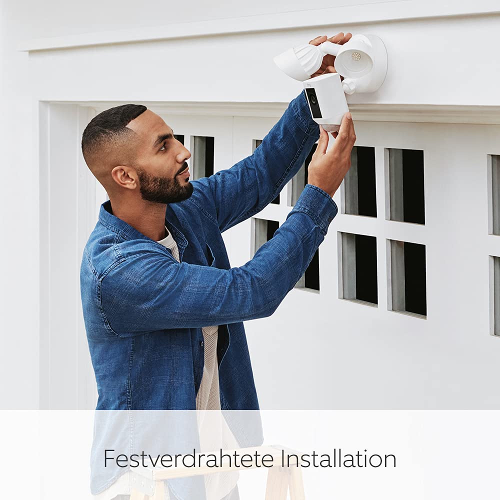 Thumbnail 5 de Ring Flutlichtkamera Plus 1080p Überwachungskamera