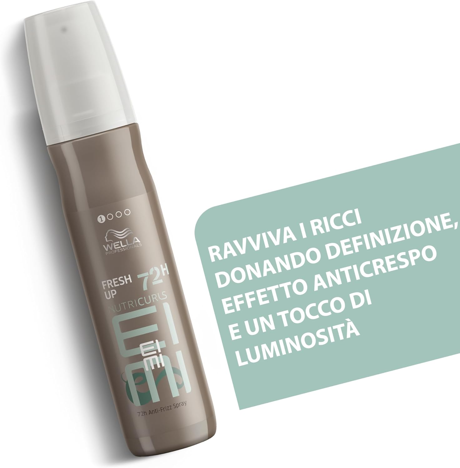 Thumbnail 2 de Wella Professionals EIMI NUTRICURLS Fresh Up: spray anti-crespo per capelli ricci, 150 ml
