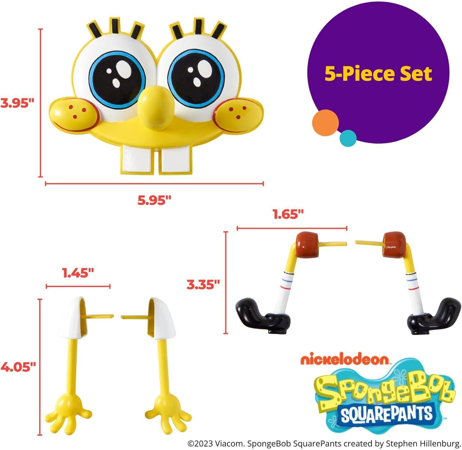 Thumbnail 4 de DecoSet SpongeBob SquarePants Creations 5-Piece Cake Topper 🎂