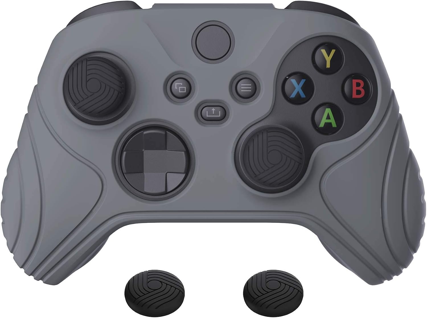 Detalle de eXtremeRate PlayVital Samurai Edition Gray Anti-slip Controller Grip for Xbox Series S/X