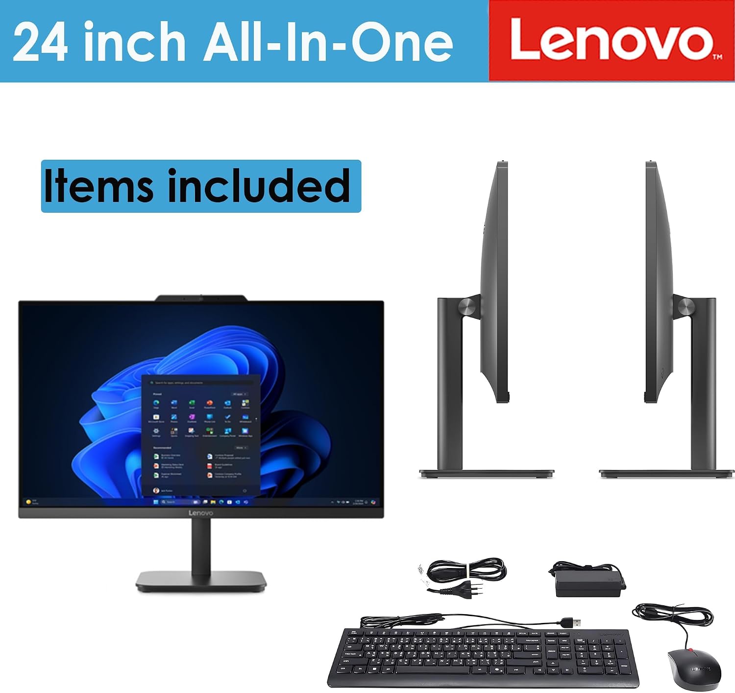 Thumbnail 6 de Lenovo All-in-One Desktop, 23.8-Inch Display