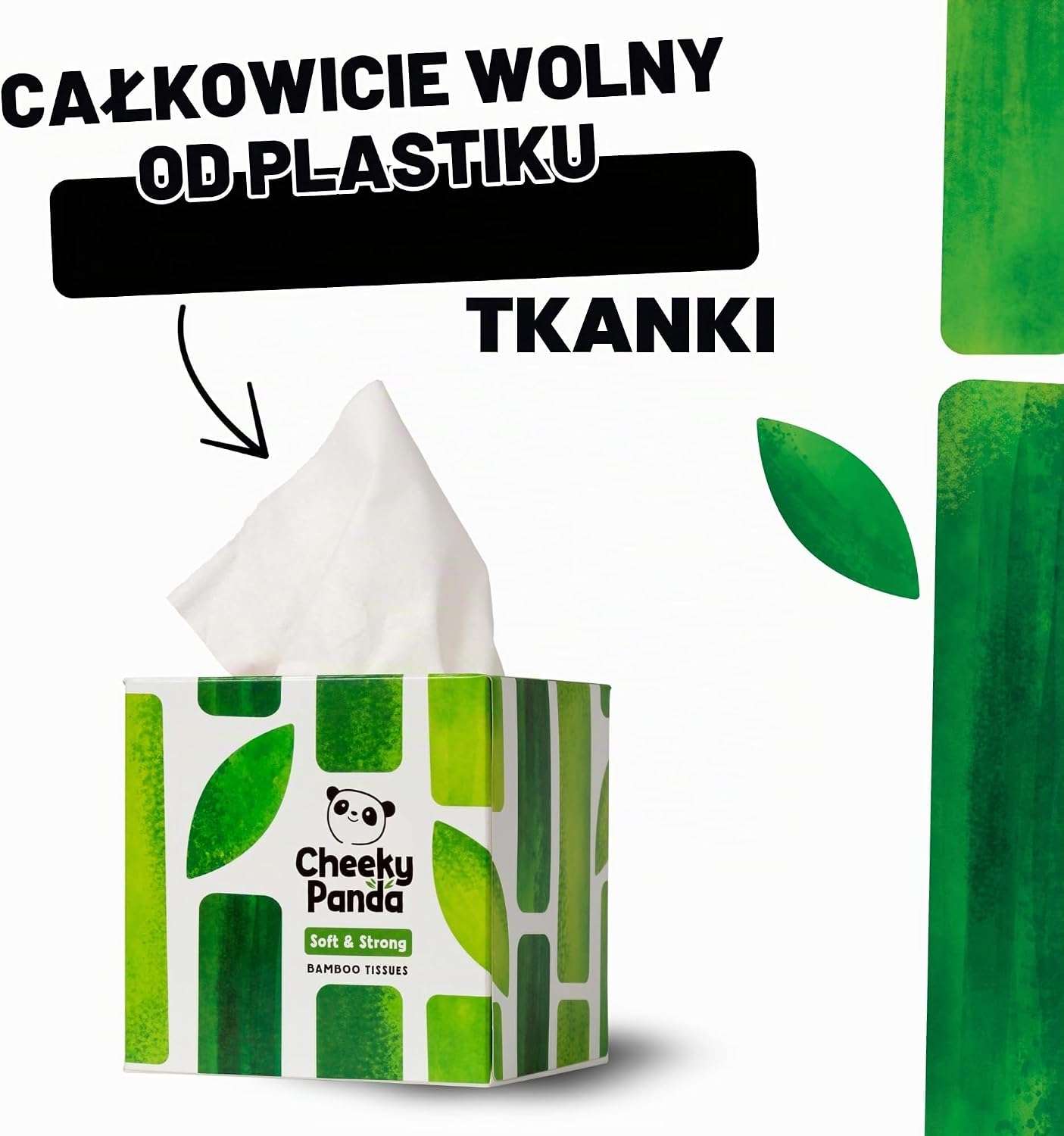 Detalle de The Cheeky Panda CUBFTX12 chusteczki bambusowe, 12 pudełek, 3 warstwy