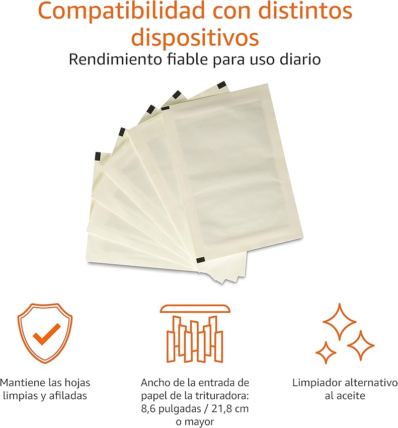 Thumbnail 1 de Amazon Basics Hojas lubricantes para trituradoras Microcorte, 12 pack 🧰