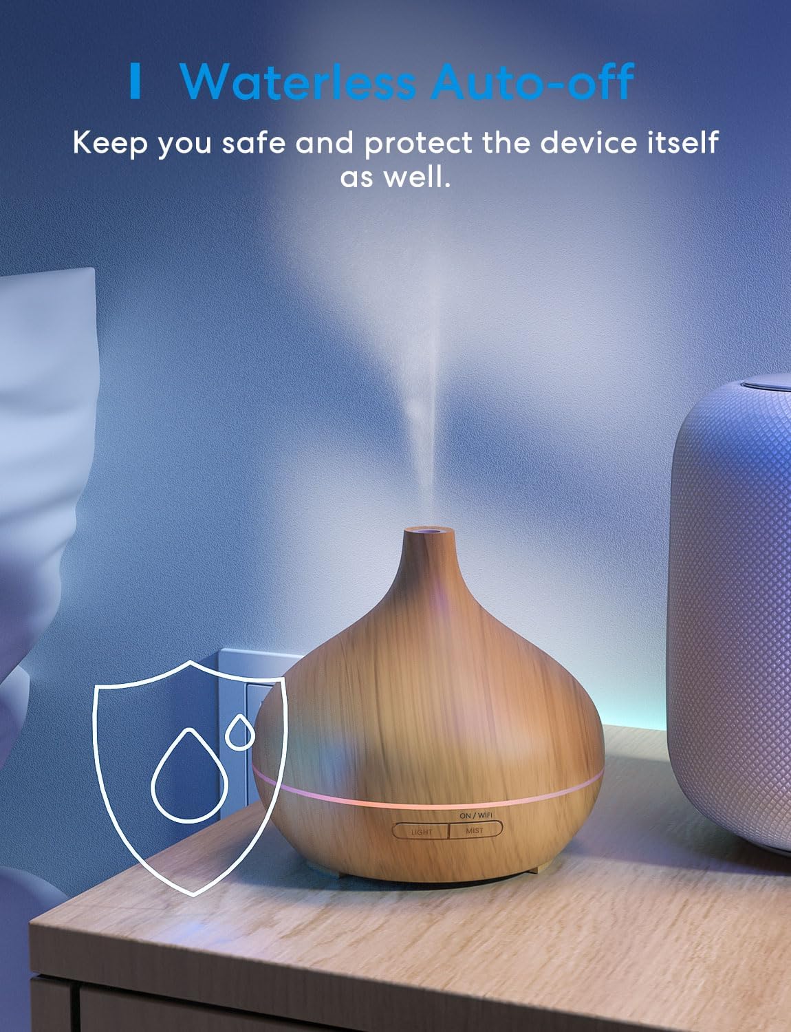 Thumbnail 7 de Meross Humidificador Pequeño 400ML 🌬️ Control por Voz y HomeKit