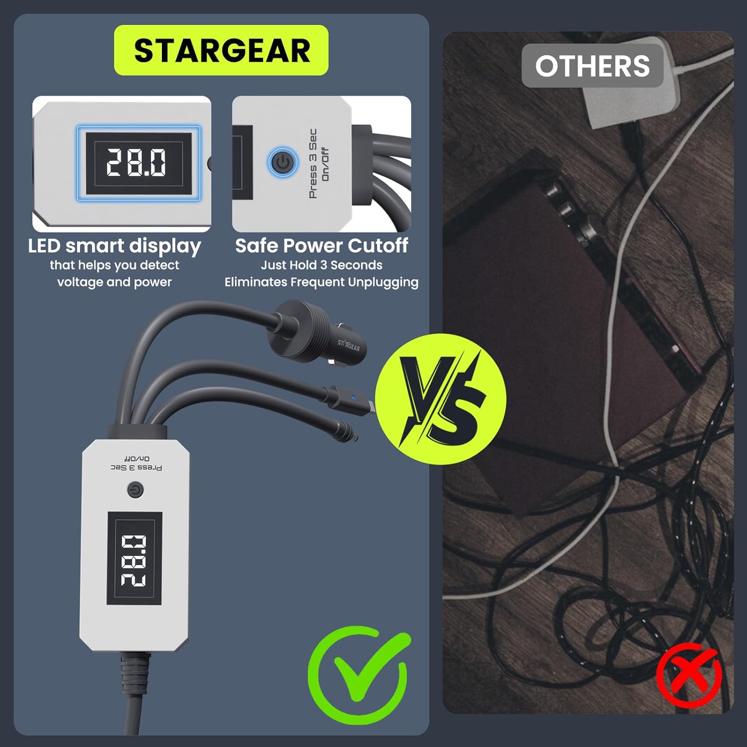 Thumbnail 3 de Starlink Mini Cable 10FT 3M 16AWG