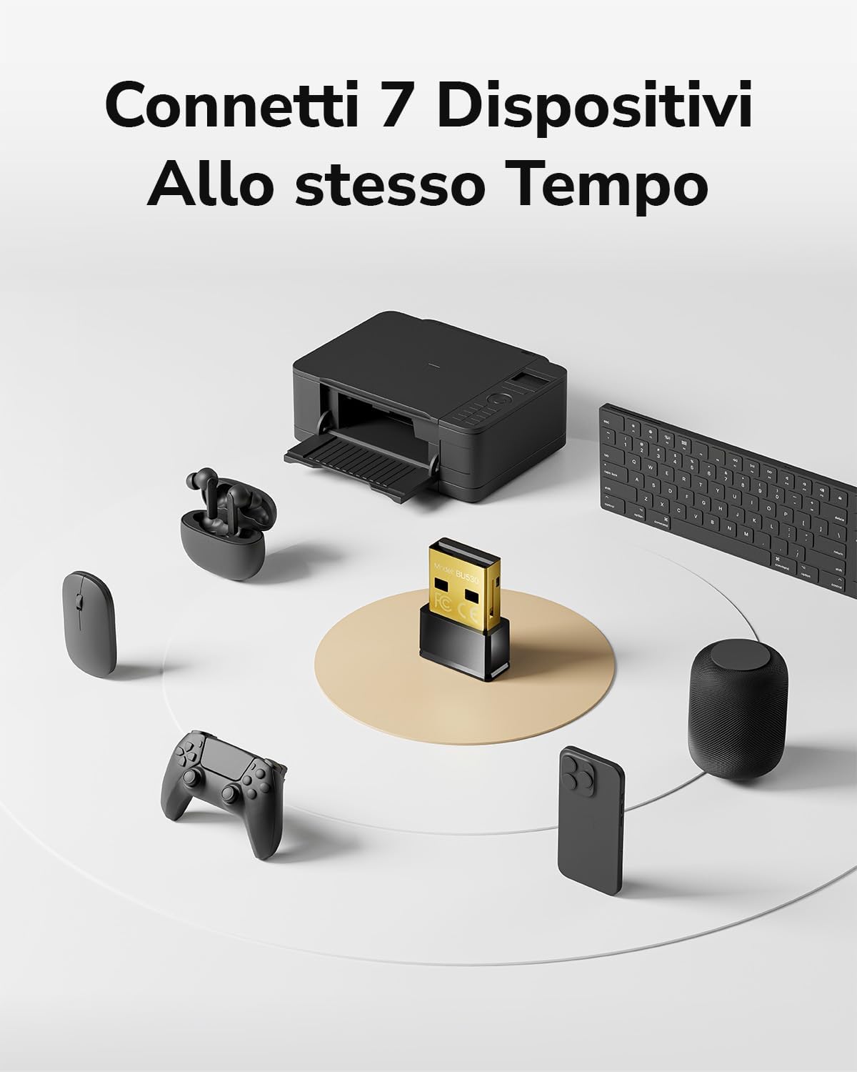 Detalle 2 de Cudy Adattatore USB Bluetooth 5.3 per PC