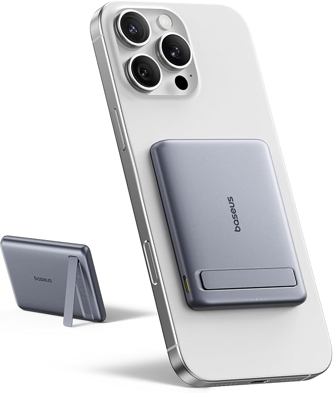 Detalle de Baseus Mini MagSafe Power Bank 5000mAh Grau