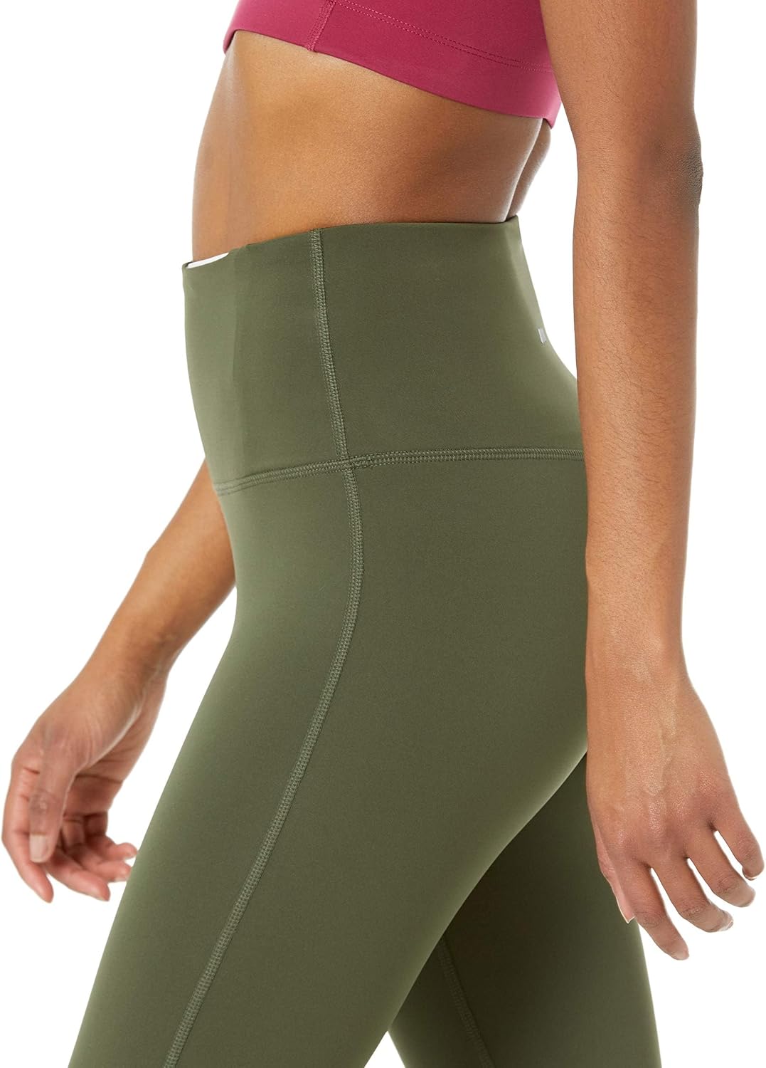 Detalle de Amazon Essentials Active Sculpt High-Rise Capri Leggings