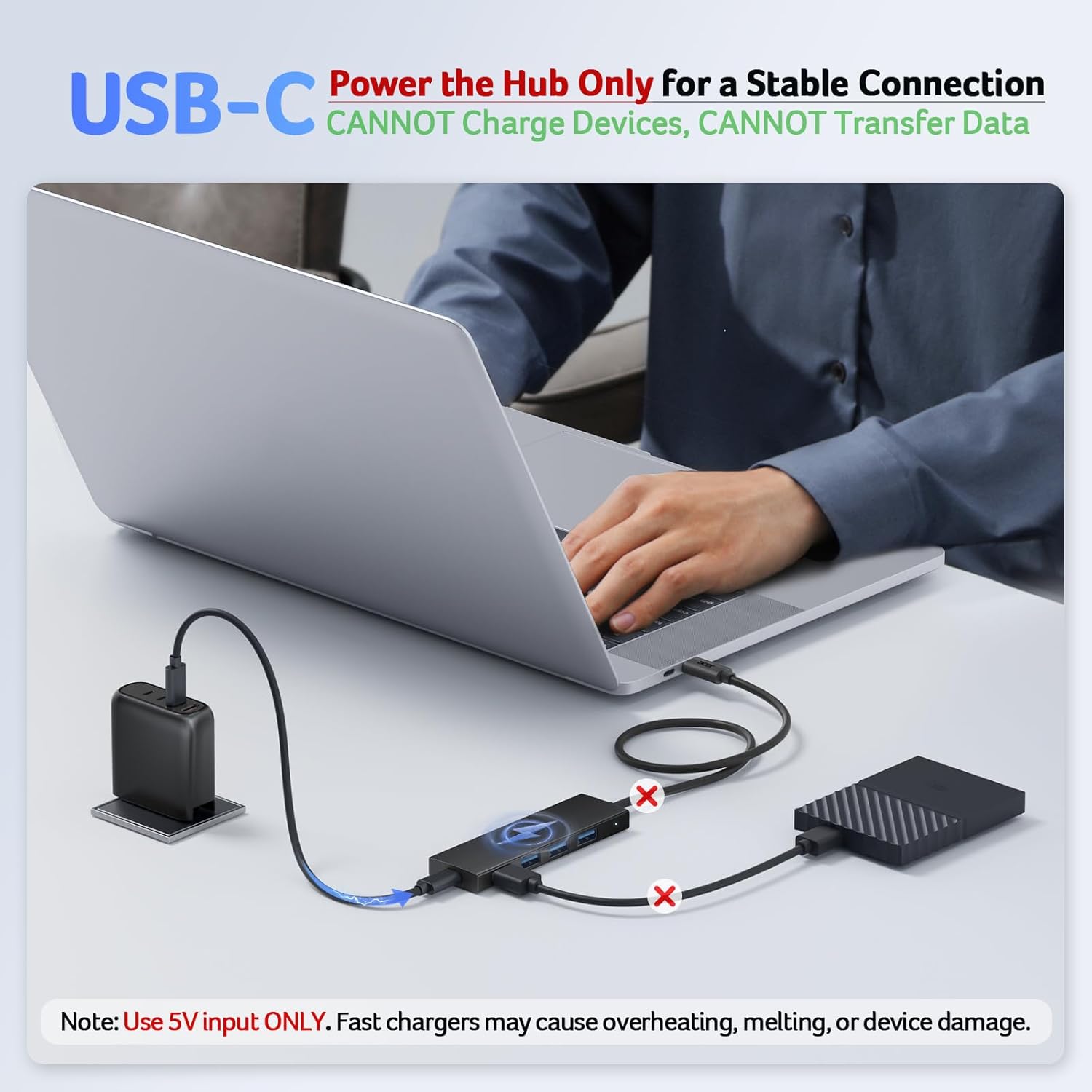 Detalle de Acer USB Hub 4 Ports (USB 3.0) with 2ft Cable