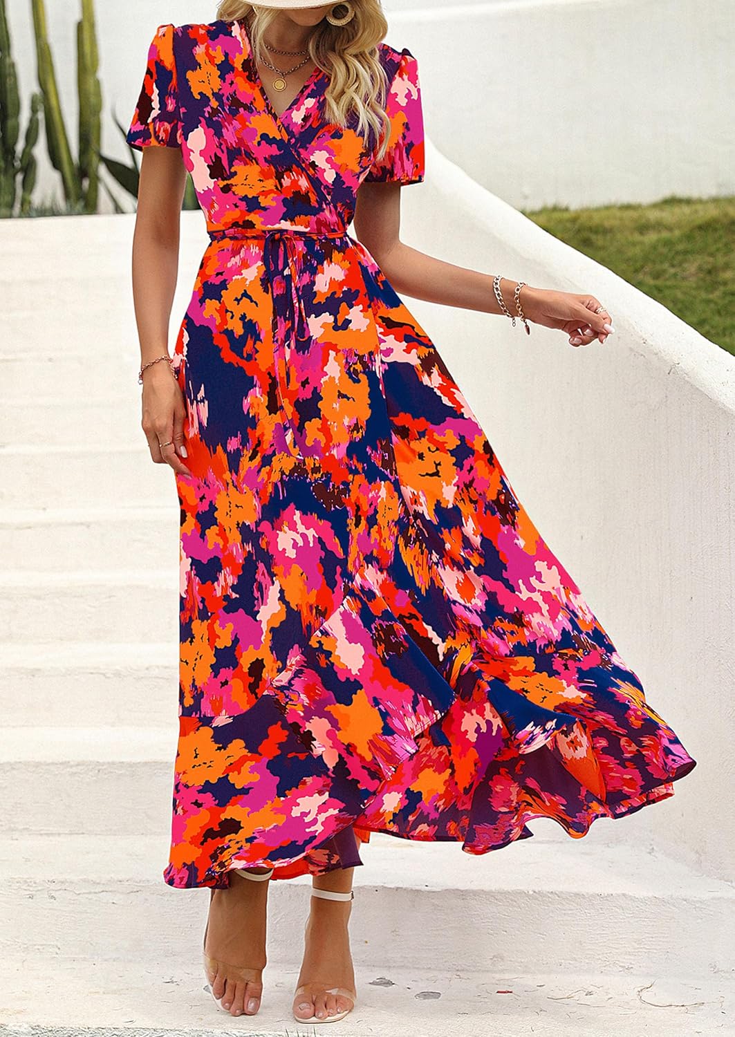 Thumbnail 3 de PRETTYGARDEN Boho Floral Maxi Dress XS–XXL