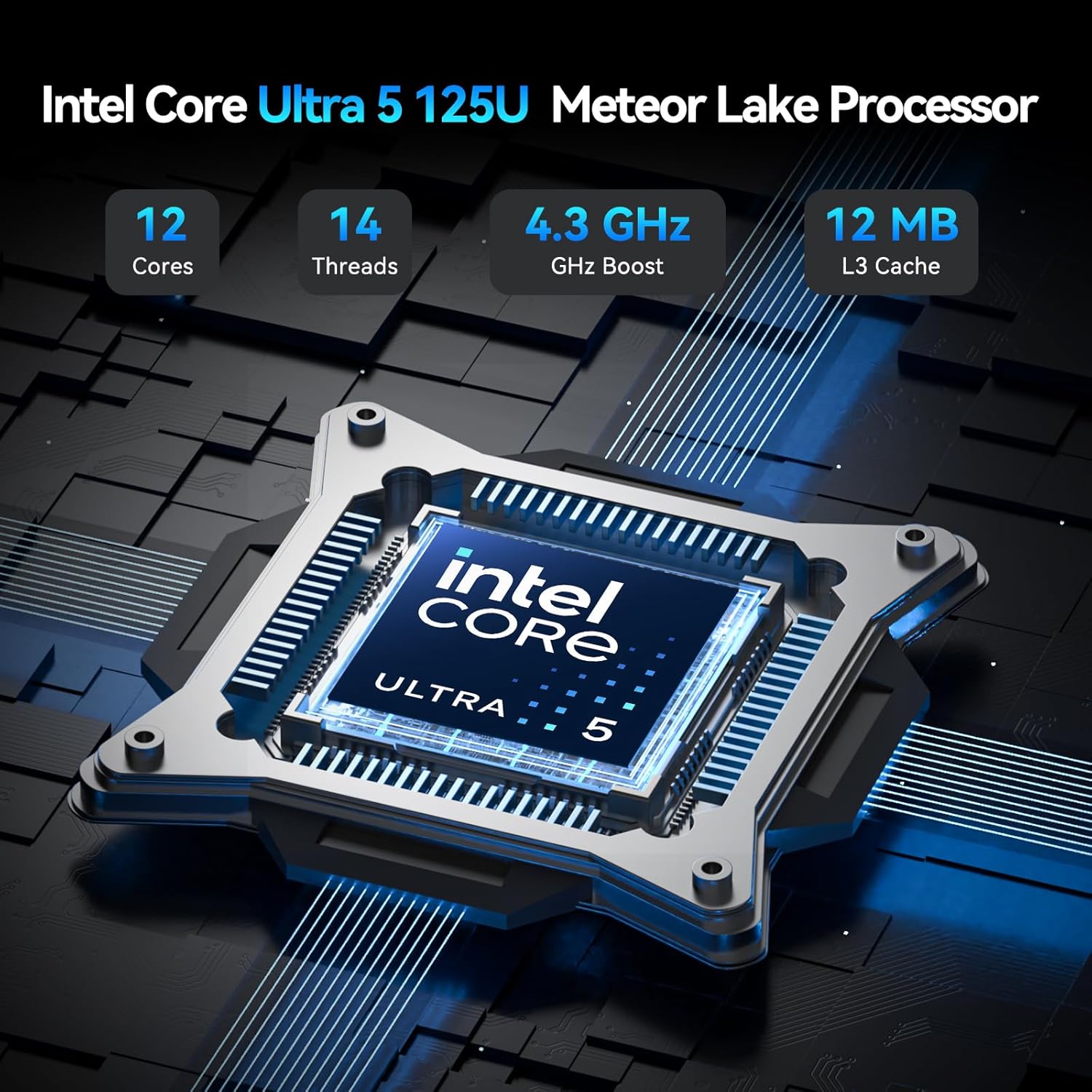 Thumbnail 2 de GEEKOM IT12 2026 Mini PC with Built-in NPU & Windows 11 Pro