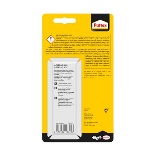 Thumbnail 1 de Pattex Barrita Arreglatodo masilla epoxi bicomponente para madera (48 g): reparar, rellenar y barnizar