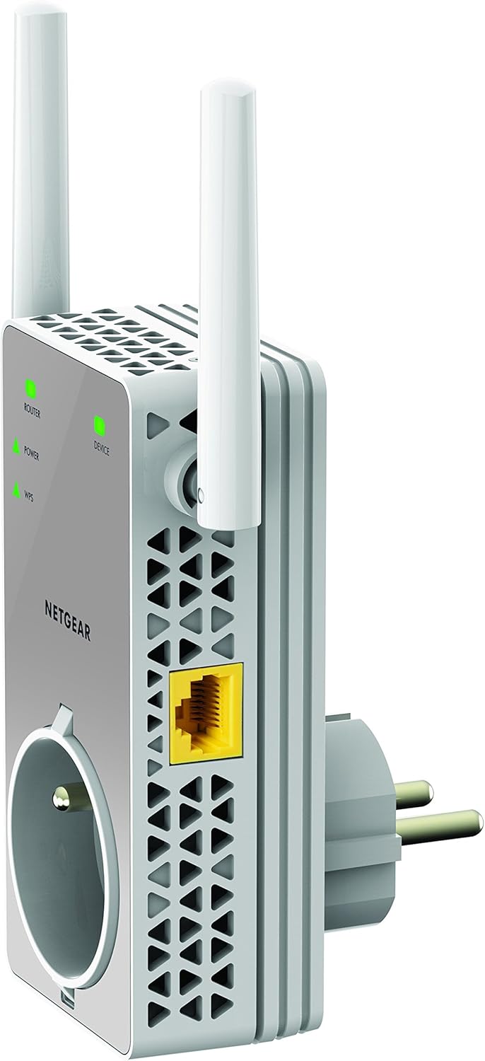 Detalle 2 de NETGEAR repeater EX3800 – kompakter AC750-Repeater für besseres WLAN im Heimnetz