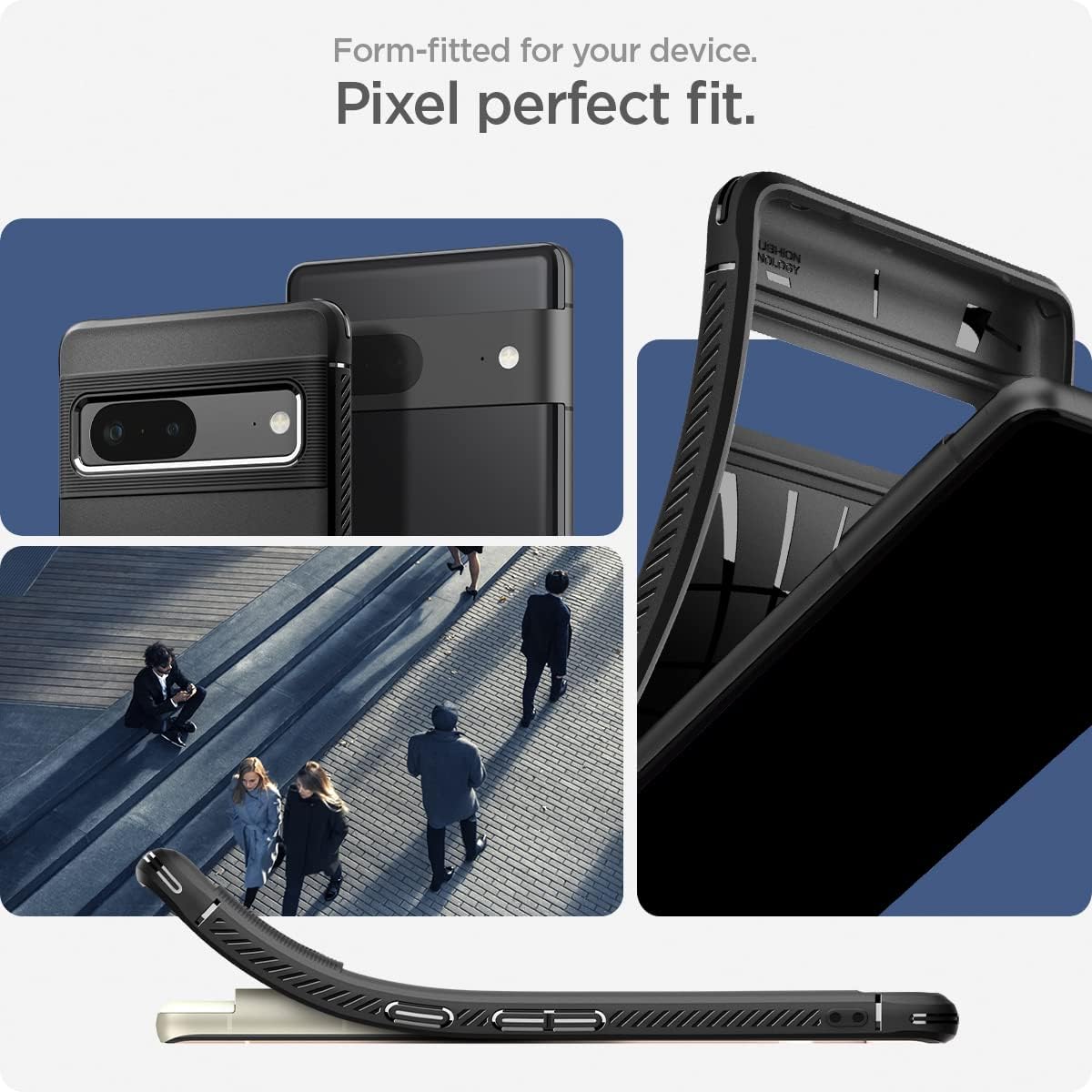 Thumbnail 3 de Spigen Rugged Armor pour Pixel 7 — coque noire mate