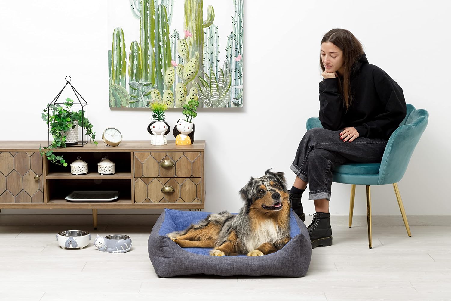 Detalle 2 de Baroni Home cuccia per cane tessuto L 70x85