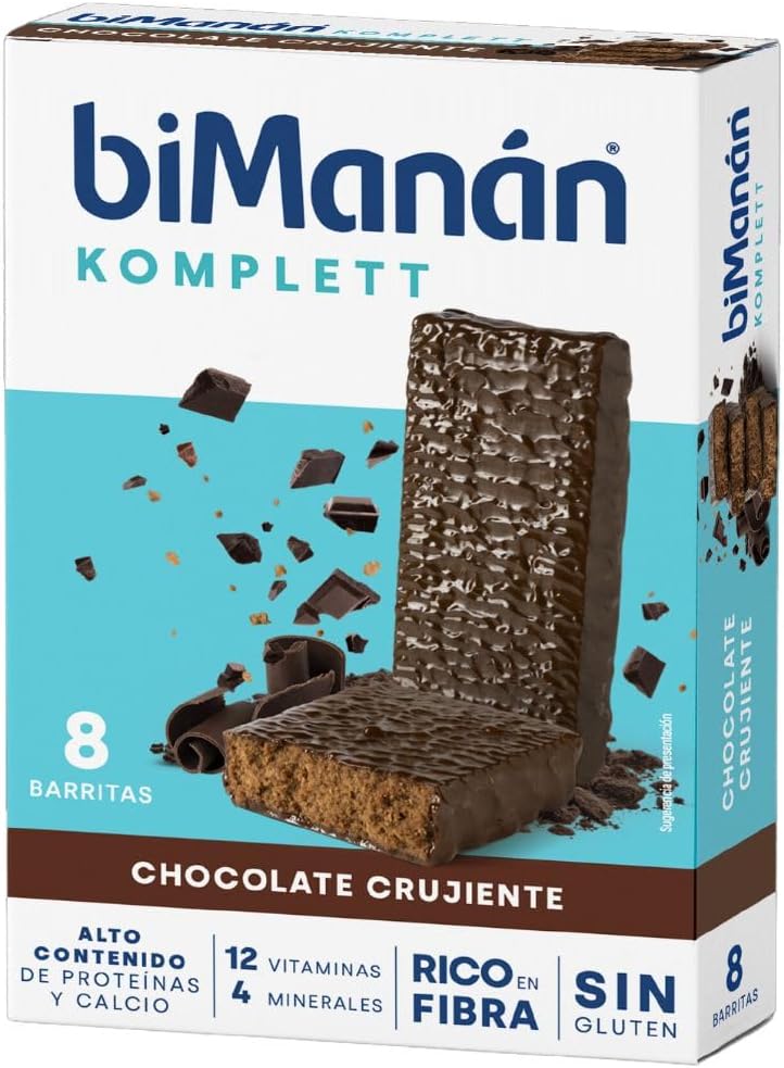 Detalle de BIMANÁN KOMPLETT barritas chocolate 280g