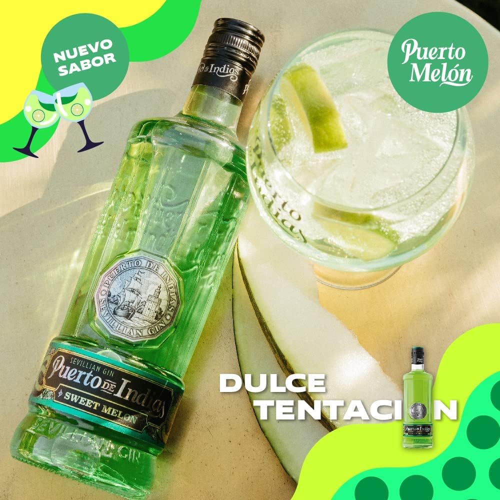 Thumbnail 4 de Puerto de Indias Ginebra de Melón Premium 🍈 70cl 37.5º