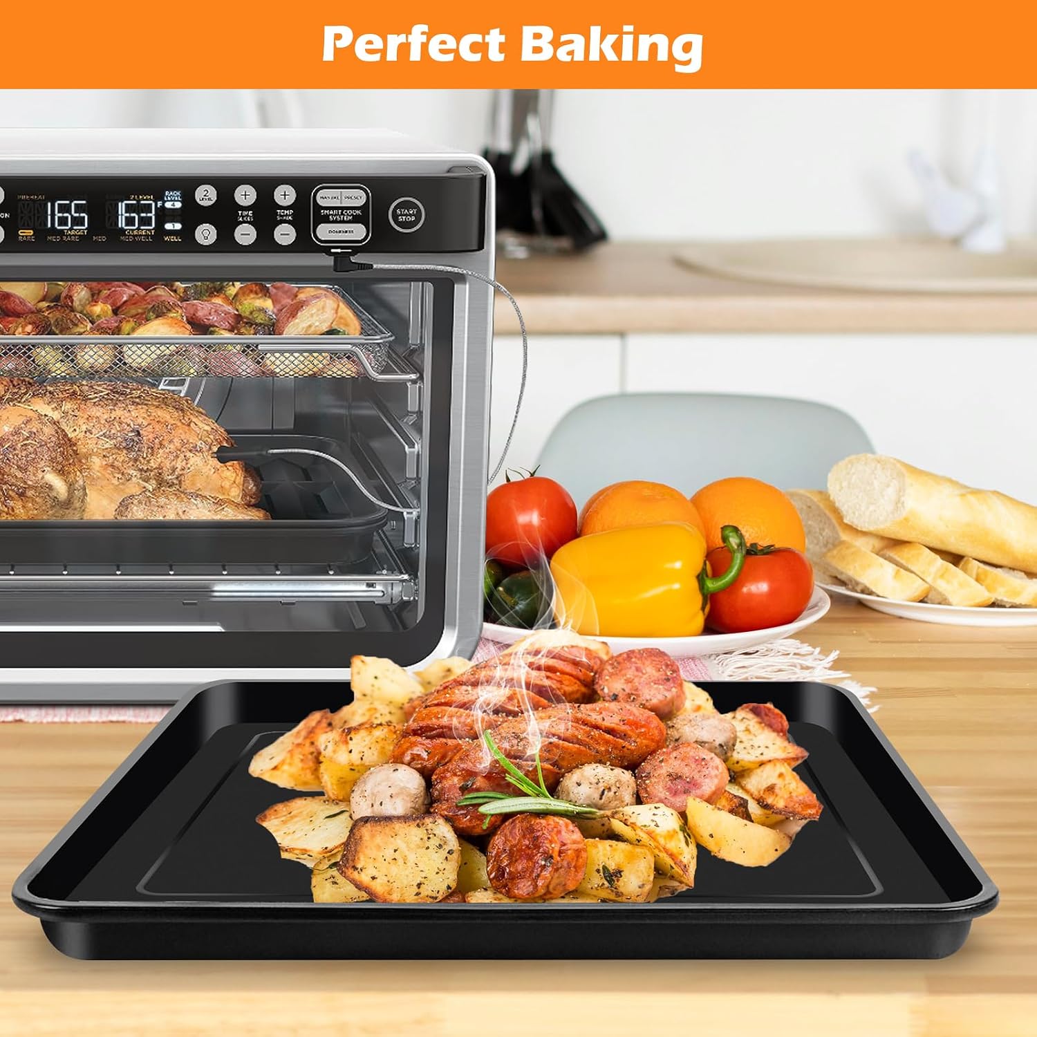 Detalle de GWY Air Fryer Replacement Tray 13.6 x 11.6 inches