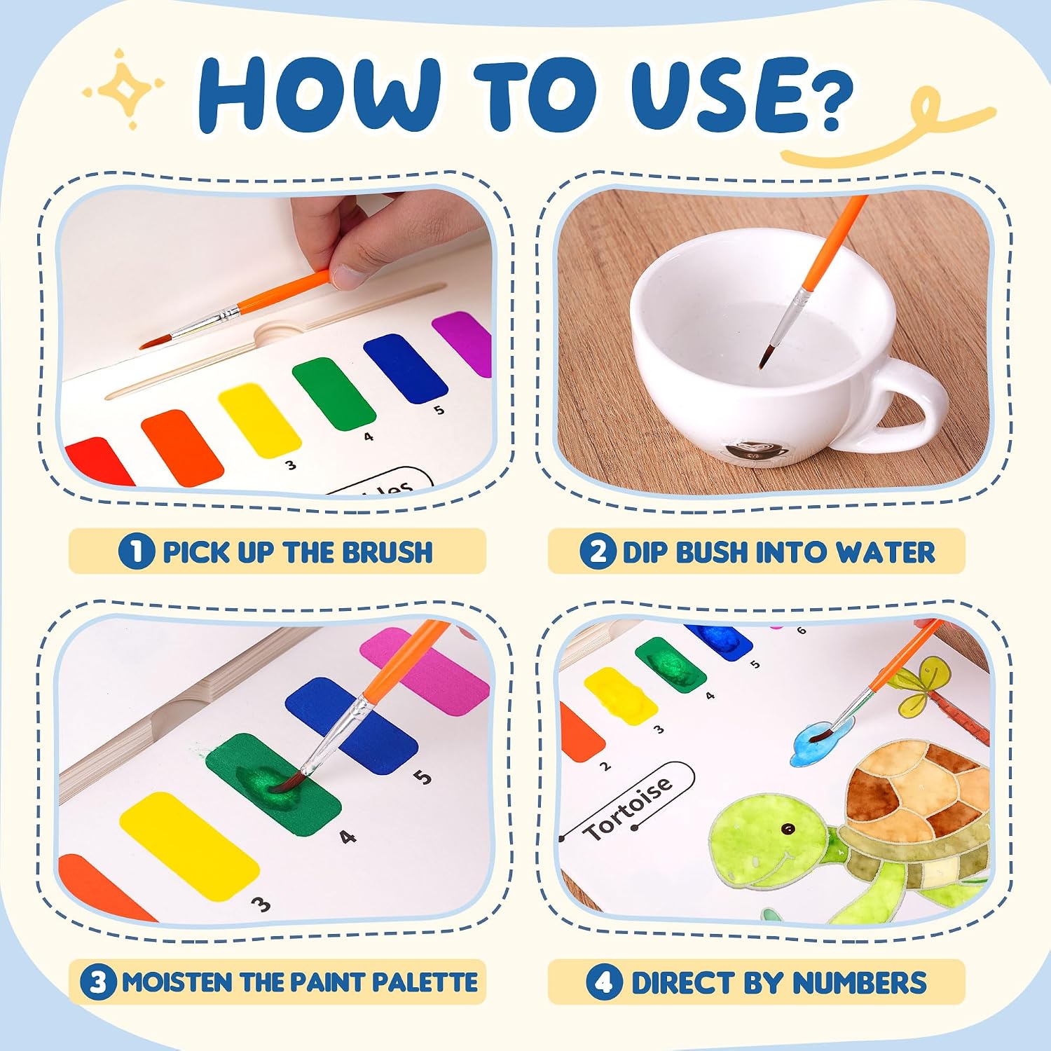 Thumbnail 2 de Water colour book for kids, 20 pages
