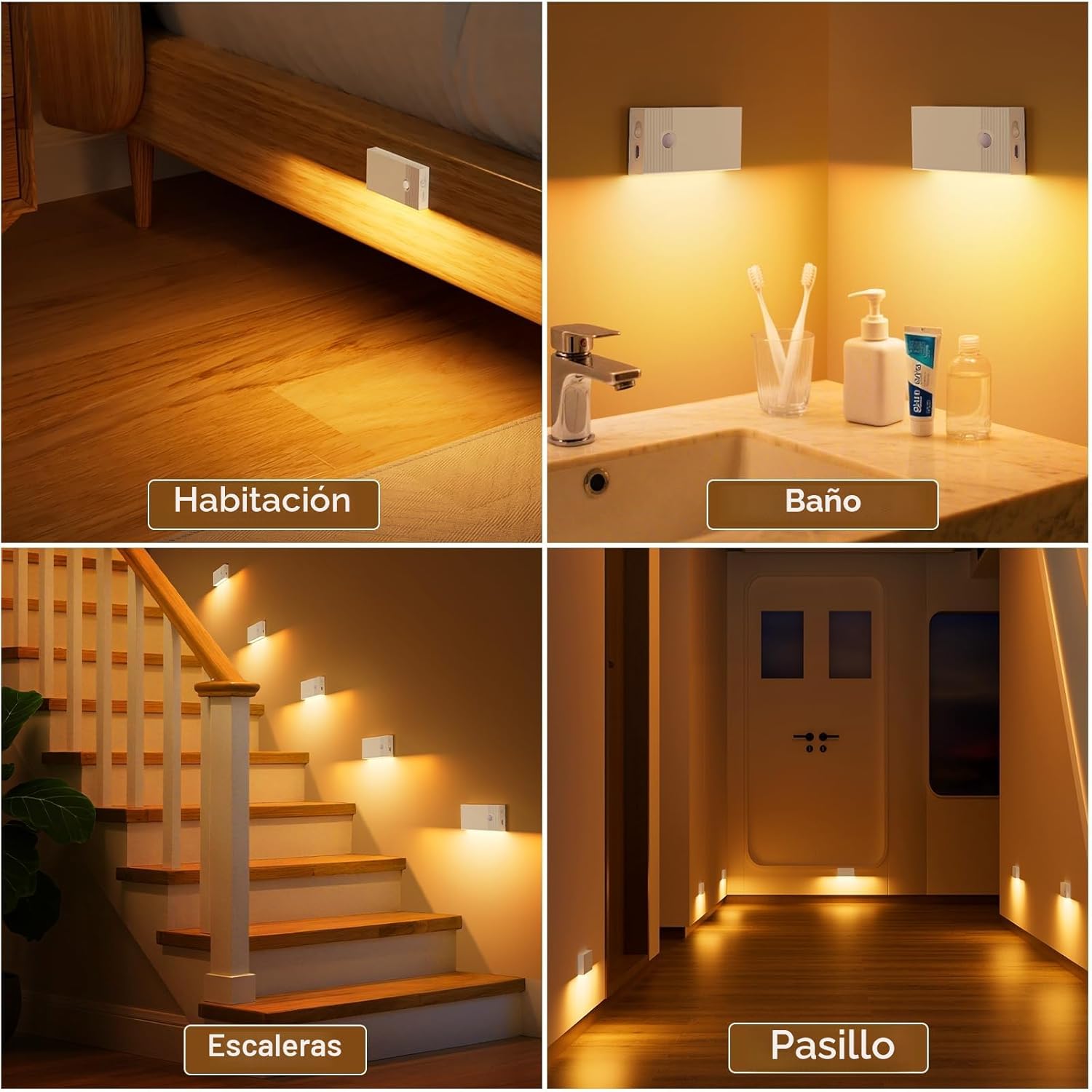 Detalle 2 de Swoieltr Luz Nocturna 800 mAh para pasillos