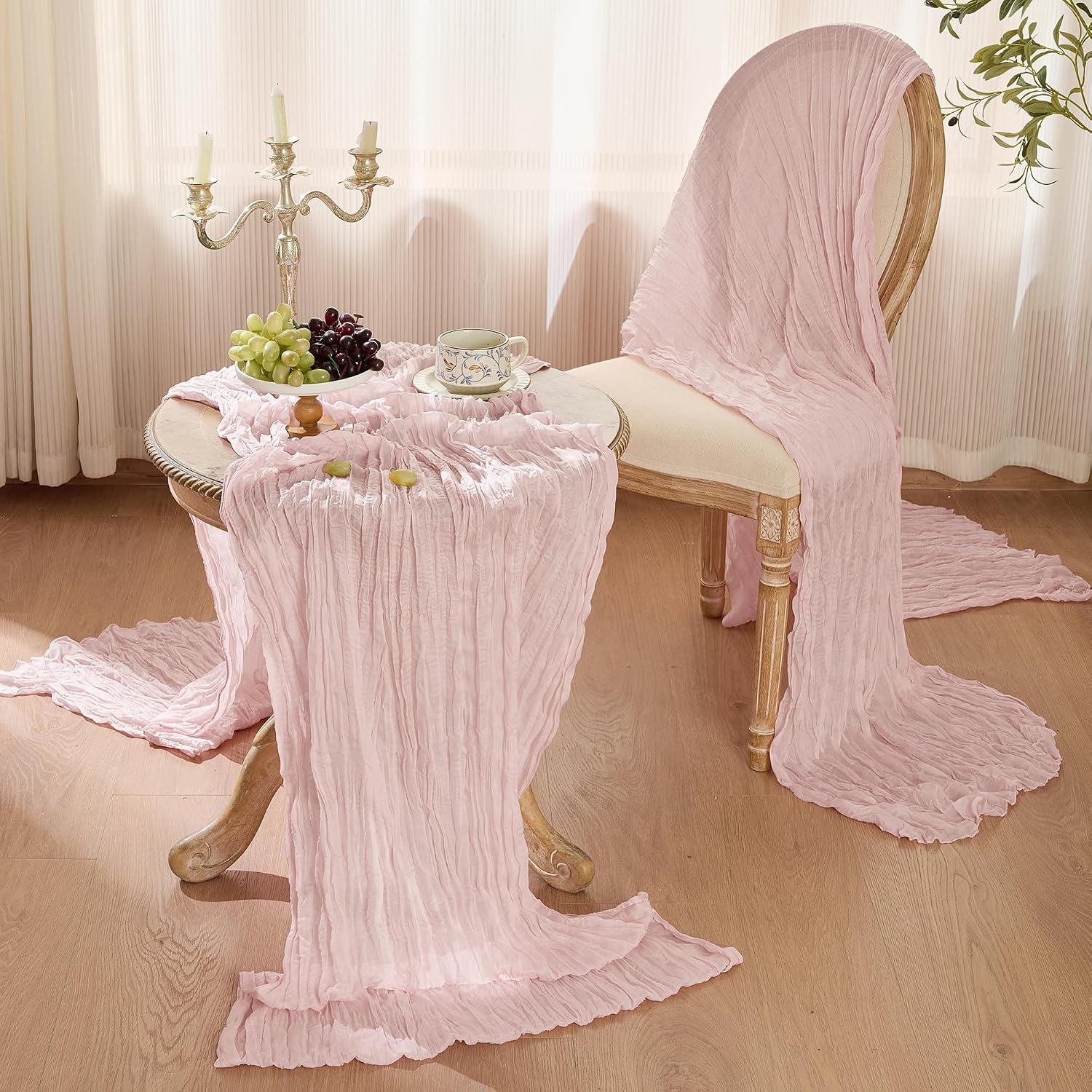 Thumbnail 4 de Cheesecloth Table Runners 35 x 120-Inch