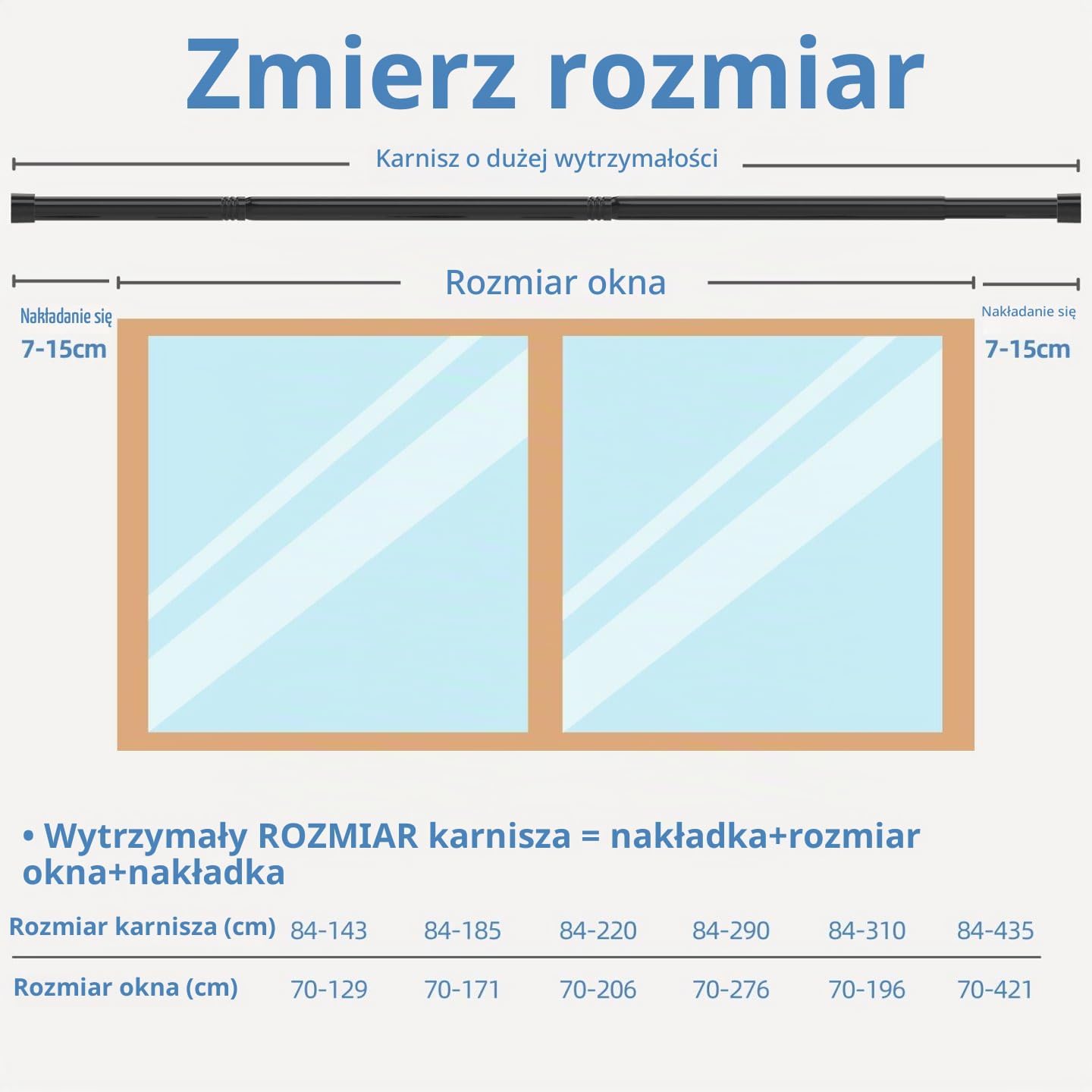 Thumbnail 5 de Rod&Trikin N04-8091-8 – srebrny karnisz regulowany 84–150 cm