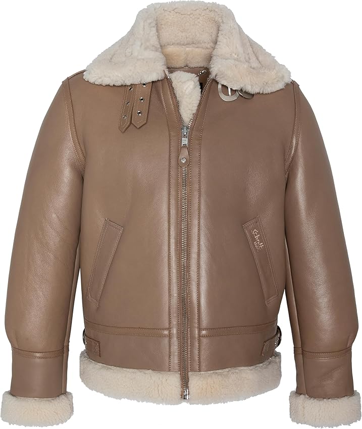 Thumbnail 2 de Schott NYC Lc1259 Chaqueta hombre L, negro/blanco 🧥