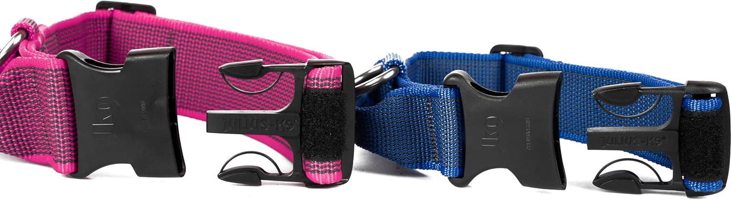 Thumbnail 5 de Julius-K9 Pink-Gray colour and gray collar with handle and interchangeable patch, 50 mm (49–70 cm)