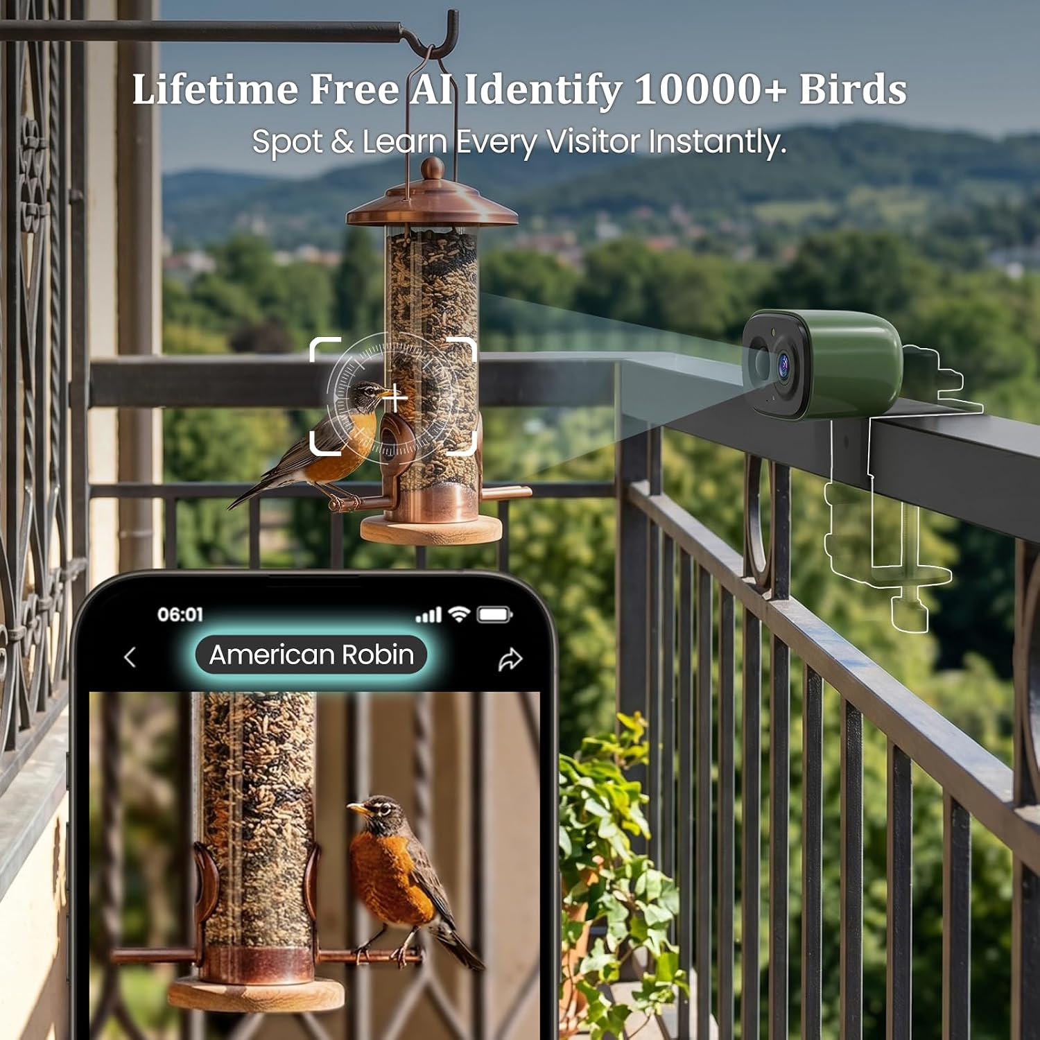 Detalle de Bird Watching Camera 2.5K