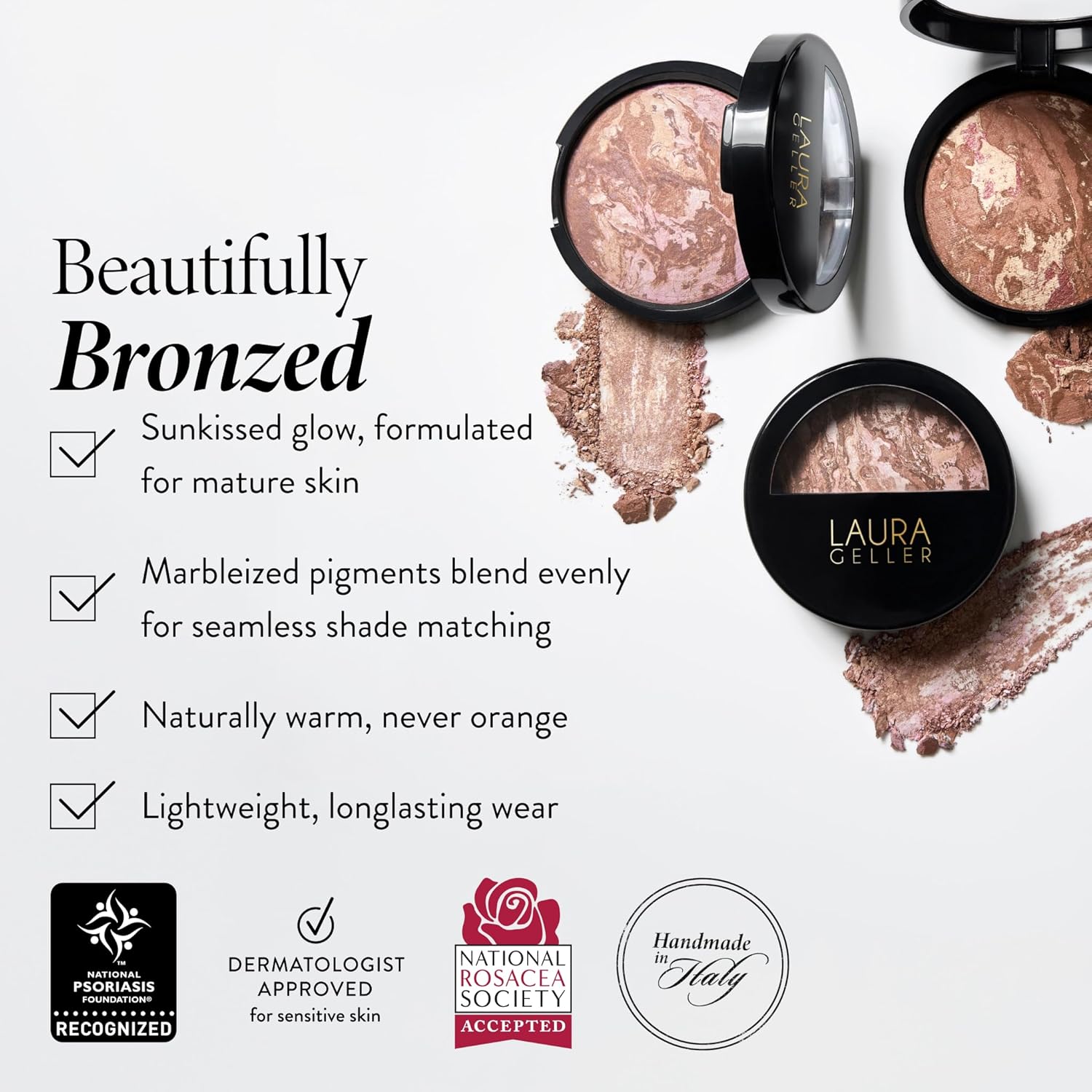 Detalle de LAURA GELLER NEW YORK bronzer powder, Fair