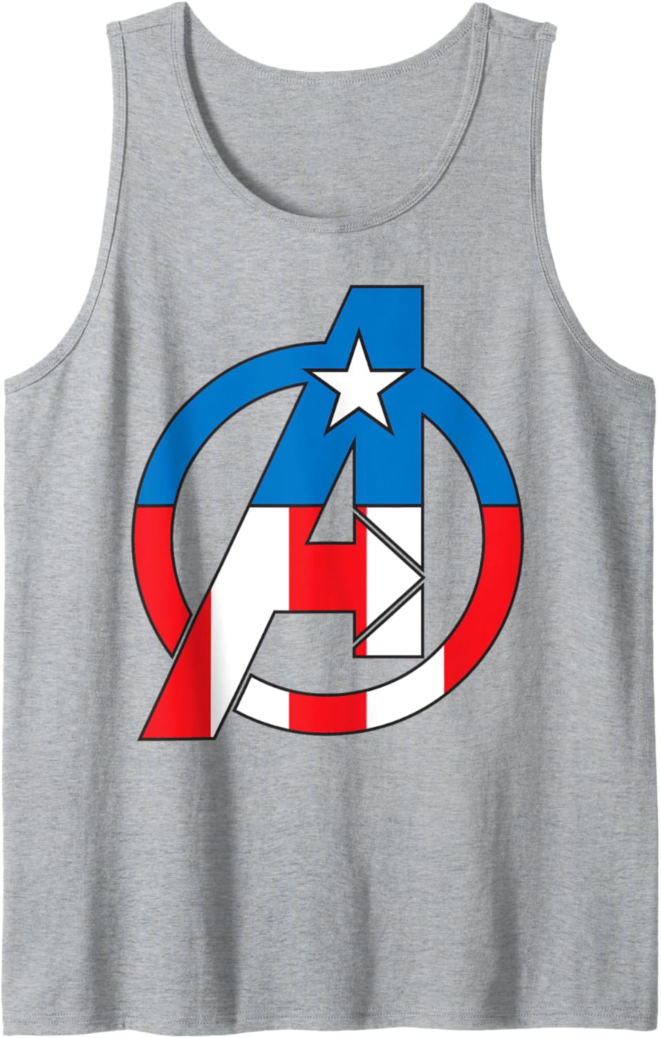 Thumbnail 3 de Canotta Marvel Avengers Captain America Costume Fill Logo