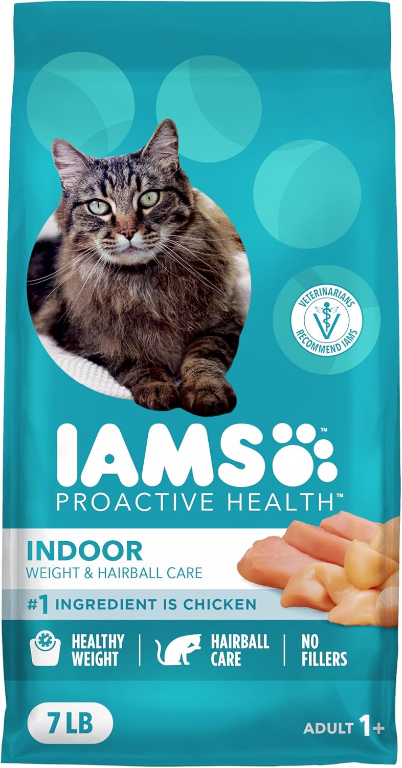 Detalle de IAMS Proactive Health Indoor Dry Cat Food, Chicken & Turkey, 7 lb