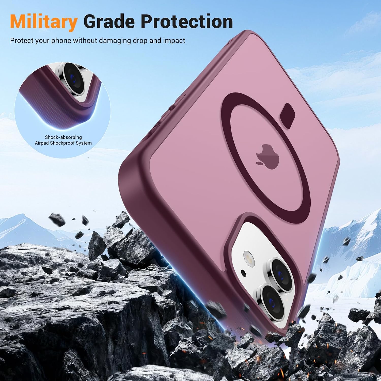 Thumbnail 4 de vnnink iPhone 12 Magnetic Matte Case, Slim
