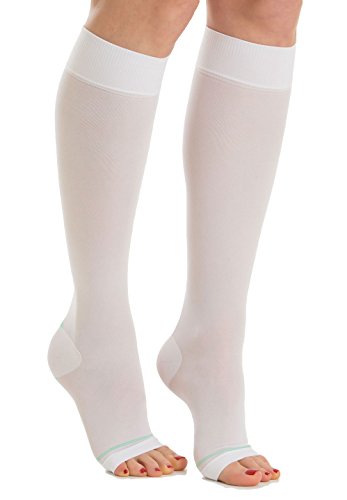 Detalle de Relaxsan Antitrombo M0350A - Gambaletti punta aperta 18-23 mmHg, Classe 1, Unisex (1 paio) - Made in Italy