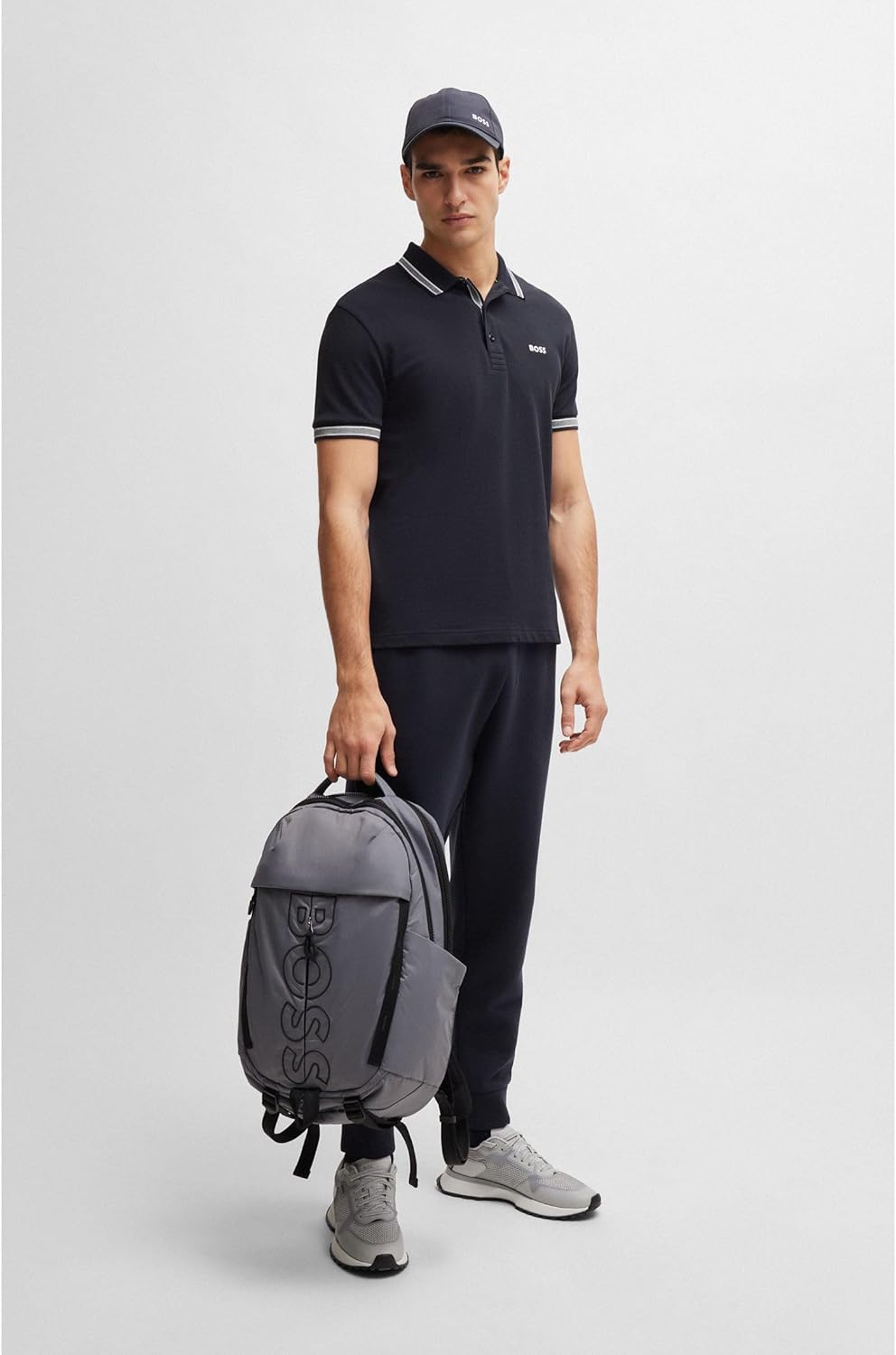 Thumbnail 6 de BOSS Herren Paddy Polo mit Flachstrickkragen – Regular Fit, 2 Knöpfe
