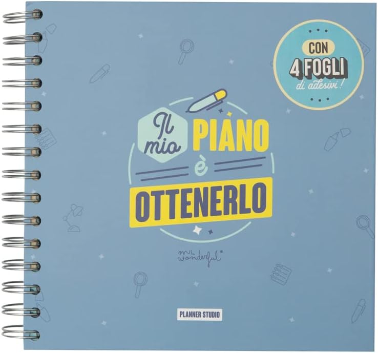 Mr. Wonderful Planner studio Il mio piano è ottenerlo