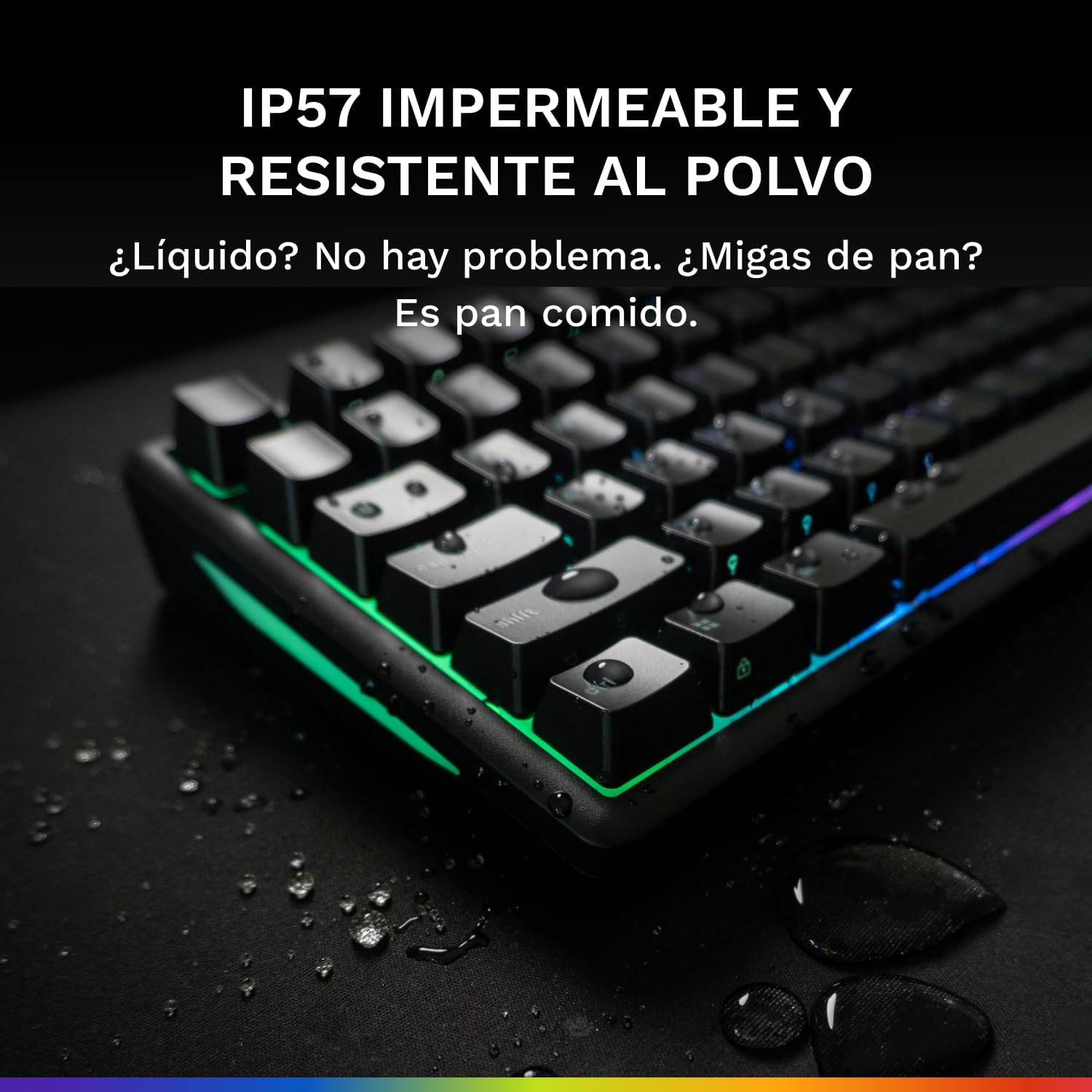 Detalle 2 de GLORIOUS GMBK 75% teclado gaming IP57